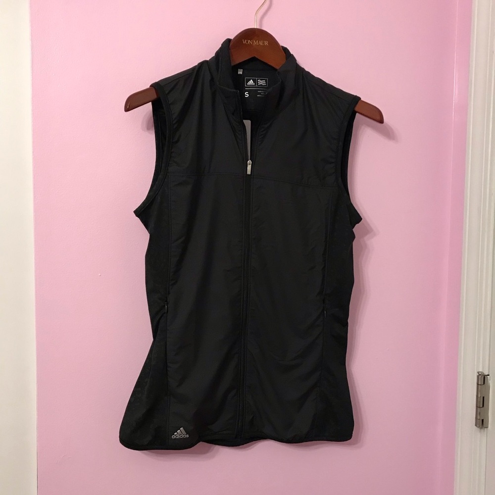 Adidas black Wind Tech Vest size Small